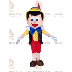 Costume de mascotte BIGGYMONKEY™ de Pinocchio pantin de dessin