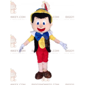 Pinocchio berømte tegneseriedukke BIGGYMONKEY™ maskotkostume -