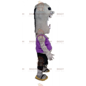 Disfraz de mascota Giant Fun Grey Zombie BIGGYMONKEY™ -