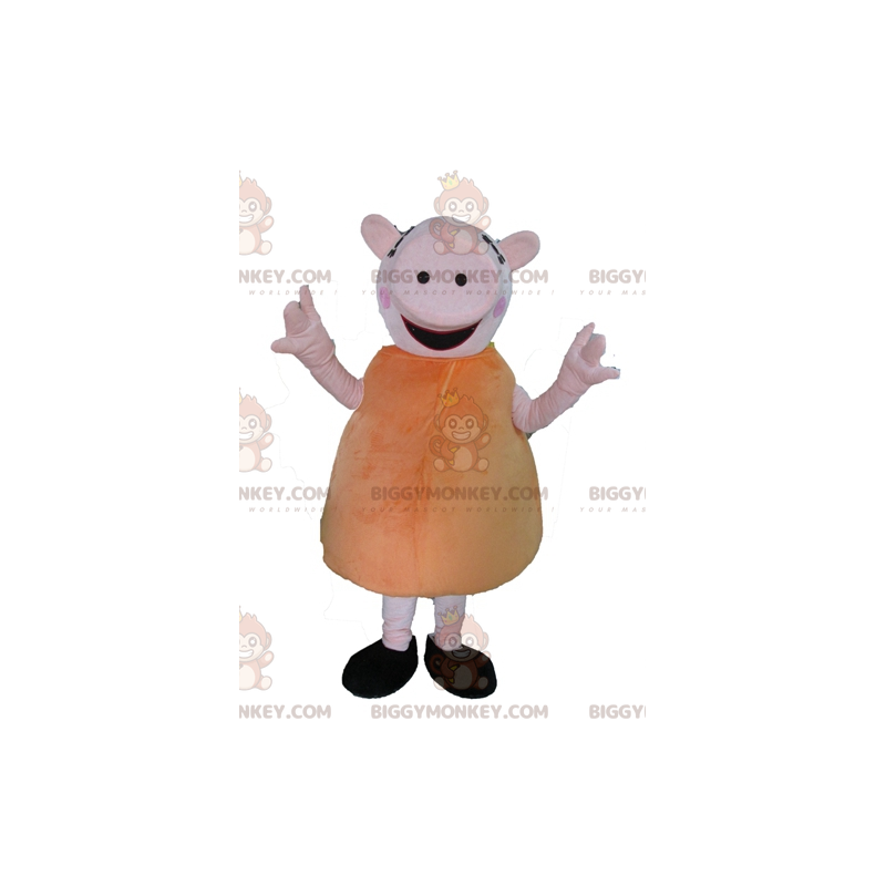 Costume de mascotte BIGGYMONKEY™ de Peppa Pig cochon de série