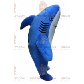 Giant Blue and White Shark BIGGYMONKEY™ Mascot Costume –