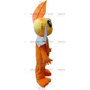 Fliegende Fische BIGGYMONKEY™ Maskottchen-Kostüm in Gelb und