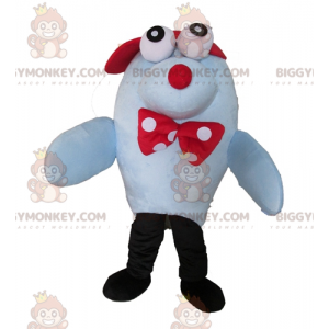 Costume mascotte BIGGYMONKEY™ foca leone marino blu -