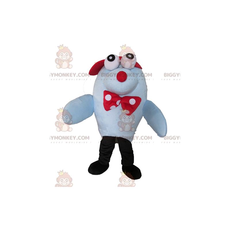 Costume mascotte BIGGYMONKEY™ foca leone marino blu -