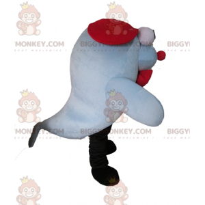 Blauw zeeleeuwzegel BIGGYMONKEY™ mascottekostuum -