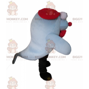 Blaues Seelöwen-Siegel BIGGYMONKEY™ Maskottchen-Kostüm -