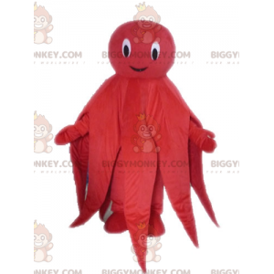 Jättiläinen punainen mustekala BIGGYMONKEY™ maskottiasu -