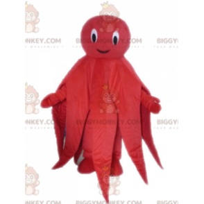 Jätteröd bläckfisk BIGGYMONKEY™ maskotdräkt - BiggyMonkey maskot