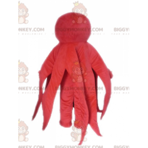 Riesiger roter Oktopus BIGGYMONKEY™ Maskottchen-Kostüm -