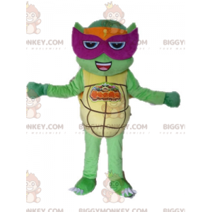 Disfraz de mascota tortuga verde tortuga ninja BIGGYMONKEY™ -