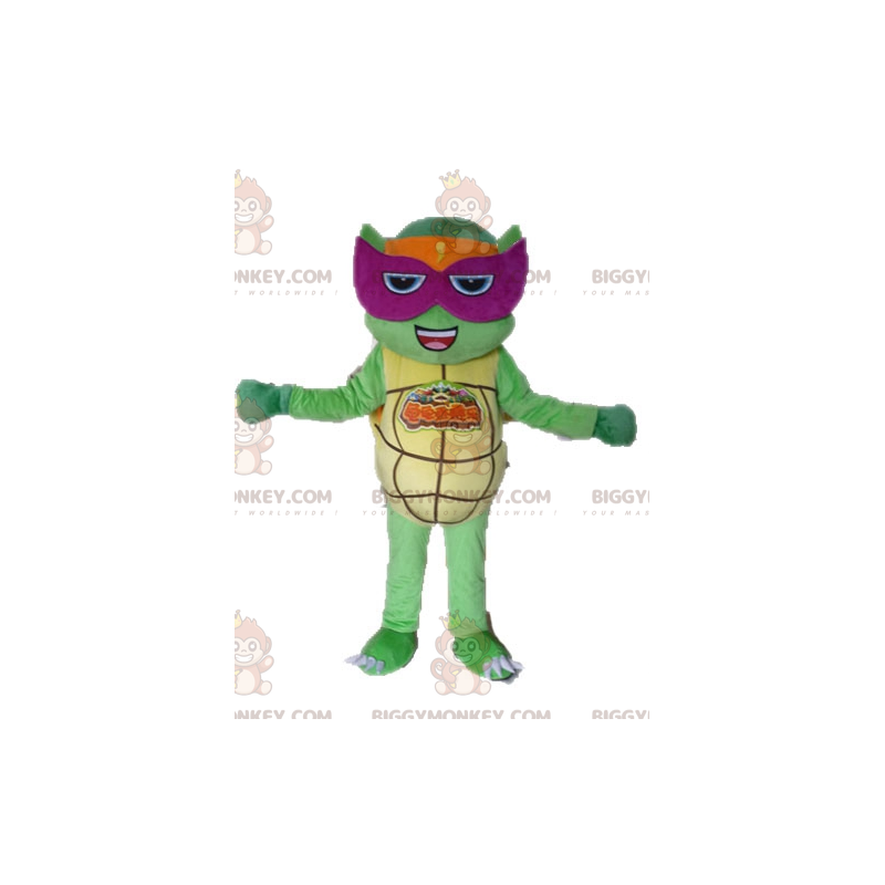 Costume de mascotte BIGGYMONKEY™ de tortue verte de tortue