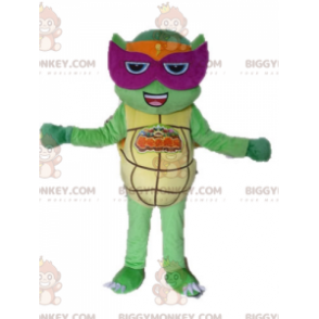 Disfraz de mascota tortuga verde tortuga ninja BIGGYMONKEY™ -