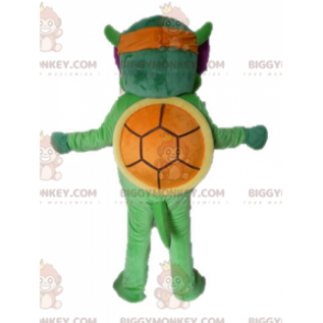 Disfraz de mascota tortuga verde tortuga ninja BIGGYMONKEY™ -