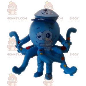 Blue Polka Dot Octopus Octopus BIGGYMONKEY™ Mascot Costume –