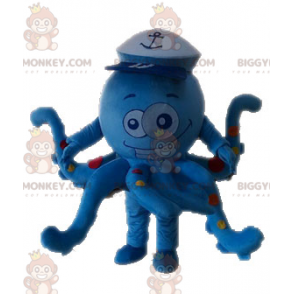 Blå Polka Dot Octopus Octopus BIGGYMONKEY™ maskotkostume -