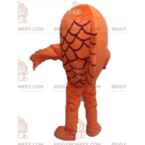Kostým maskota Oranžové a bílé ryby BIGGYMONKEY™. Kostým
