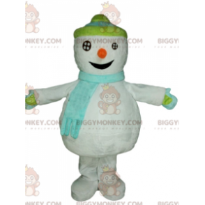 Costume de mascotte BIGGYMONKEY™ de bonhomme de neige géant.