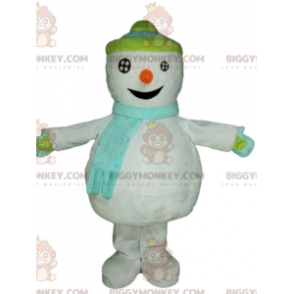 Giant Snowman BIGGYMONKEY™ Mascot Costume. Winter BIGGYMONKEY™