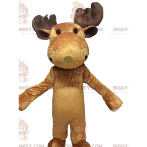 Caribou Moose BIGGYMONKEY™ mascottekostuum. Gigantisch rendier