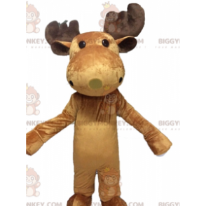 Caribou Moose BIGGYMONKEY™ mascottekostuum. Gigantisch rendier