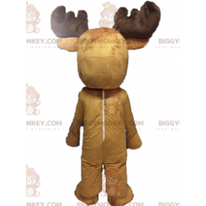 Caribou Moose BIGGYMONKEY™ Mascot Costume. Giant Reindeer