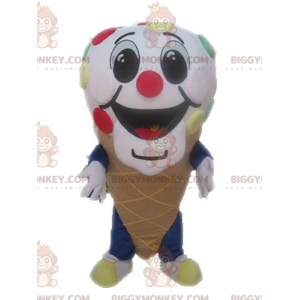 Costume da mascotte cono gelato gigante BIGGYMONKEY™. Costume