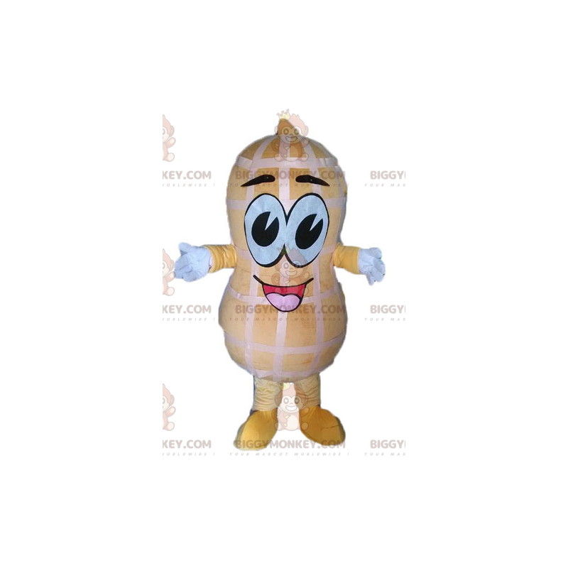 Giant Peanut BIGGYMONKEY™ maskotkostume. Peanut BIGGYMONKEY™