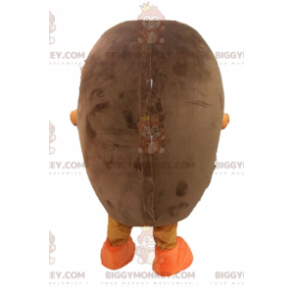 Coffee Bean BIGGYMONKEY™ Mascot Costume. Giant Cocoa Bean