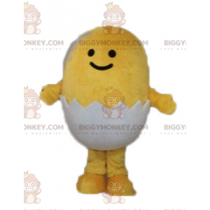 Costume de mascotte BIGGYMONKEY™ de poussin jaune dans une