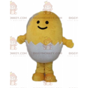 Gelbes Küken in einer Muschel BIGGYMONKEY™ Maskottchen-Kostüm -