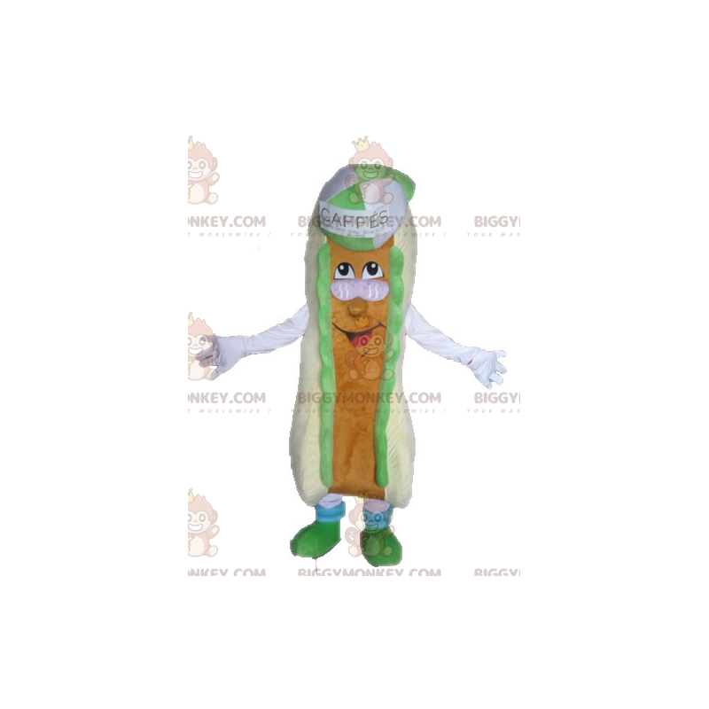 Giant Sandwich BIGGYMONKEY™ mascottekostuum. Hot Dog