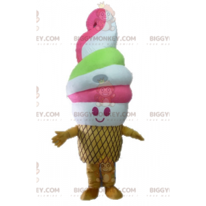 Costume de mascotte BIGGYMONKEY™ de glace italienne géante.