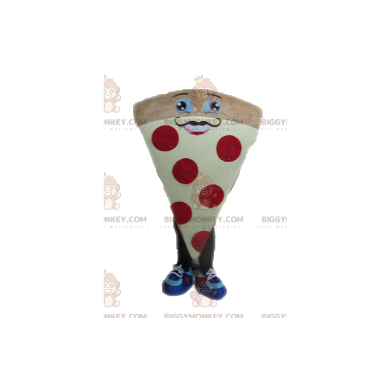 Giant Pizza BIGGYMONKEY™ Mascot Costume. Pizza Slice