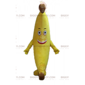 Gigantische gele banaan BIGGYMONKEY™ mascottekostuum. Exotisch