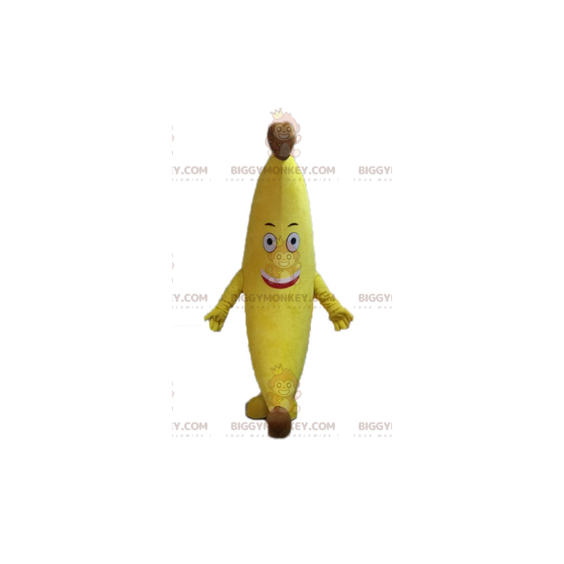Fantasia de mascote gigante de banana amarela BIGGYMONKEY™.