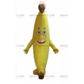 Kæmpe gul banan BIGGYMONKEY™ maskotkostume. Eksotisk frugt