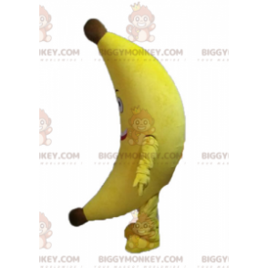 Costume mascotte BIGGYMONKEY™ banana gigante gialla. Costume da