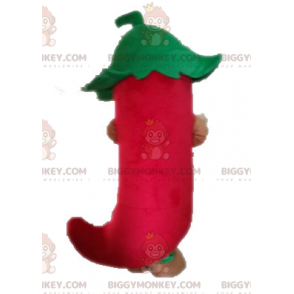 Costume de mascotte BIGGYMONKEY™ de piment rouge géant. Costume