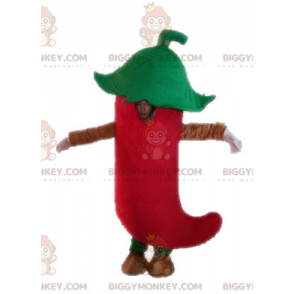 Kostým maskota Giant Chili Pepper BIGGYMONKEY™. Kostým maskota