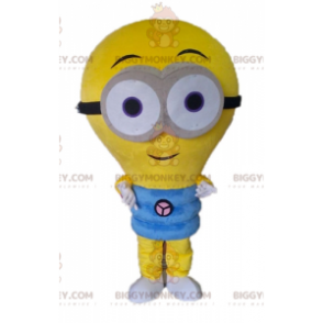 Giant Yellow Light Bulb BIGGYMONKEY™ Mascot Costume. Minions