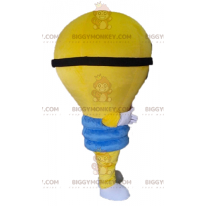 Costume de mascotte BIGGYMONKEY™ d'ampoule jaune géante.