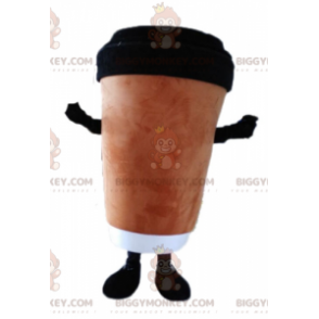Kaffeetasse BIGGYMONKEY™ Maskottchenkostüm. Heißes Getränk