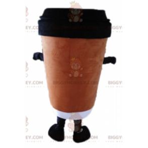 Koffiekopje BIGGYMONKEY™ mascottekostuum. Hot Drink