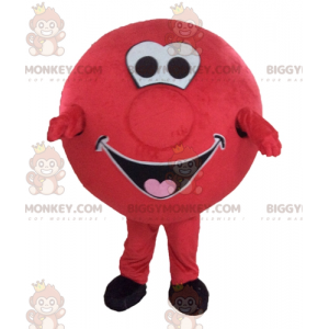 Kostium maskotki czerwonej kuli BIGGYMONKEY™. Okrągły kostium