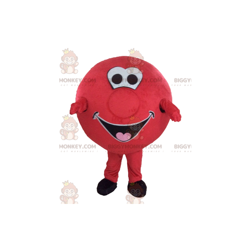 Traje de mascote gigante de bola vermelha BIGGYMONKEY™. Traje