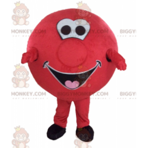 Giant Red Ball BIGGYMONKEY™ Mascot Costume. Round BIGGYMONKEY™