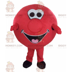 Kostým maskota obřího červeného míče BIGGYMONKEY™. Kulatý