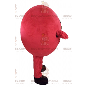 Costume de mascotte BIGGYMONKEY™ de boule rouge géante. Costume