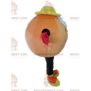 Costume da mascotte BIGGYMONKEY™ con palla arancione. Costume