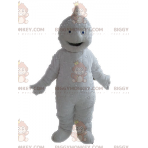 Disfraz de mascota Yeti BIGGYMONKEY™ blanco. Disfraz de mascota